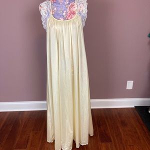 Vintage Barbizon Nightgown with Lace straps